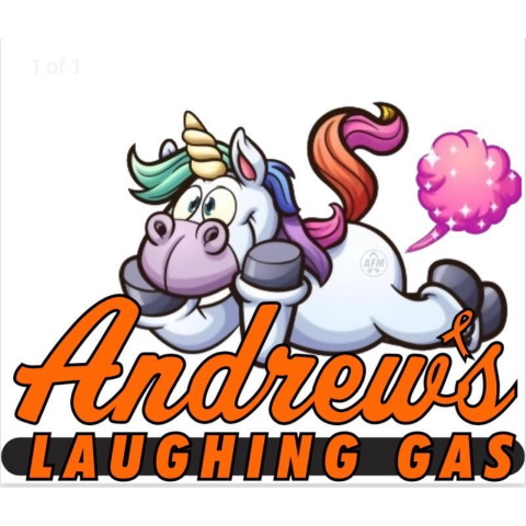 Andrew's laughing gas logo